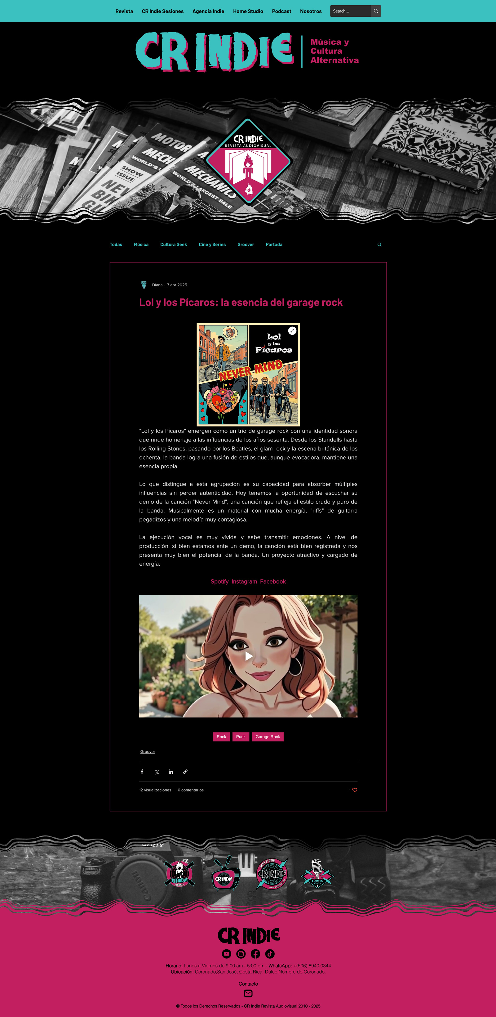 Lol y los Pícaros: la esencia del garage rock